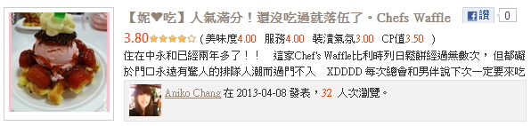 部落客Aniko的比利時列日鬆餅,馬上看進去→點我!