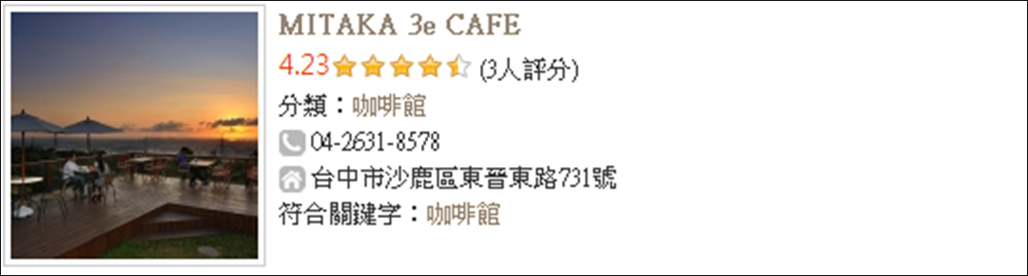 點我看【MATAKA 3eCAFE】好店介紹!