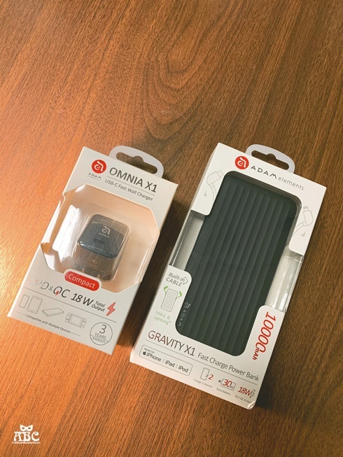 【快充免帶線】30分鐘充50%！蘋果MFi認證雙向快充行動電源|ADAM亞果GRAVITY X1