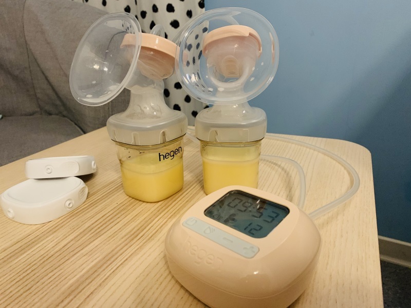 【育兒用品】hegen舒芙蕾多功能雙邊電動擠乳器 無痛擠乳新體驗 輕巧好攜帶超美型擠乳器