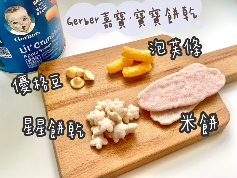 【iHerb購物】Gerber嘉寶 寶寶零食推薦/副食品 一次購買人氣嬰兒食品大開箱 嘉寶星星餅乾 嘉寶雞肉泥(iHerb最新折扣碼)