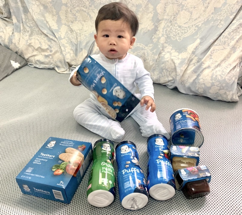【iHerb購物】Gerber嘉寶 寶寶零食推薦/副食品 一次購買人氣嬰兒食品大開箱 嘉寶星星餅乾 嘉寶雞肉泥(iHerb最新折扣碼)