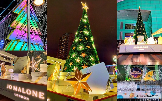 遠東Sogo百貨台北復興館聖誕燈飾,Christmas decoration of Far Eastern SOGO department store, Taipei, Taiwan, SJKen, Nov 26, 2021.