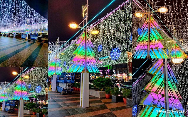 遠東Sogo百貨台北復興館聖誕燈飾,Christmas decoration of Far Eastern SOGO department store, Taipei, Taiwan, SJKen, Nov 26, 2021.
