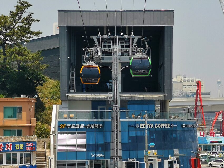【韓國釜山景點】松島天空步道海上覽車│一秒變身月亮公主│浪漫氛圍指數破表│瓶中信造景│白色膠囊立體式螺旋美拍牆 - 旅遊夜市趴趴走