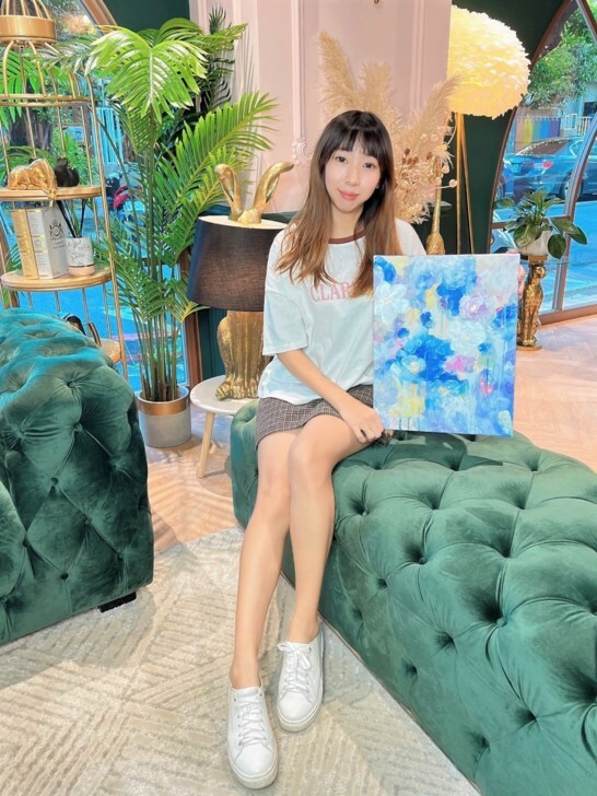 【莎夏畫室Sasha's Wonderland】壓克力畫│零基礎畫室│迷你班教學│台北最美畫室