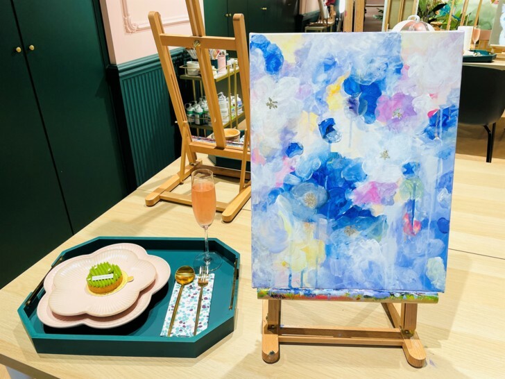 【莎夏畫室Sasha's Wonderland】壓克力畫│零基礎畫室│迷你班教學│台北最美畫室