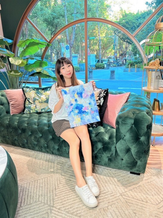 【莎夏畫室Sasha's Wonderland】壓克力畫│零基礎畫室│迷你班教學│台北最美畫室