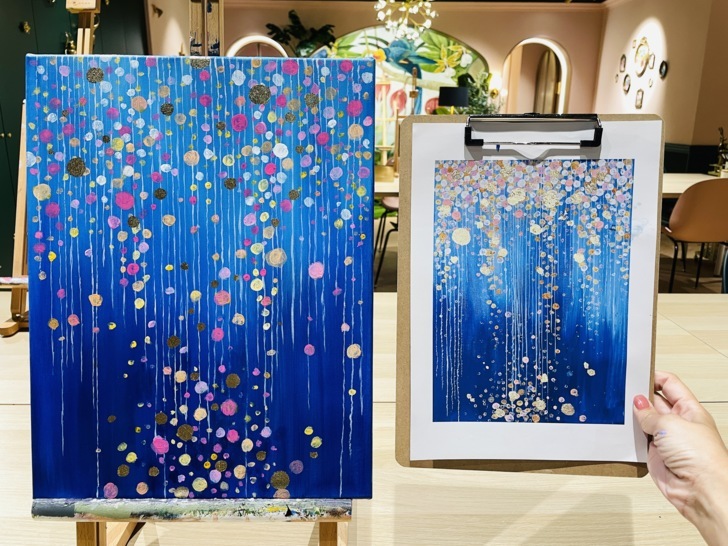 【莎夏畫室Sasha's Wonderland】壓克力畫│零基礎畫室│迷你班教學│台北最美畫室