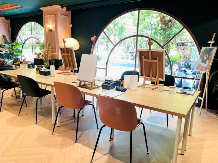 【莎夏畫室Sasha's Wonderland】壓克力畫│零基礎畫室│迷你班教學│台北最美畫室