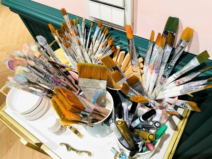 【莎夏畫室Sasha's Wonderland】壓克力畫│零基礎畫室│迷你班教學│台北最美畫室