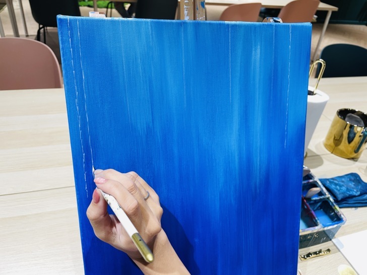 【莎夏畫室Sasha's Wonderland】壓克力畫│零基礎畫室│迷你班教學│台北最美畫室