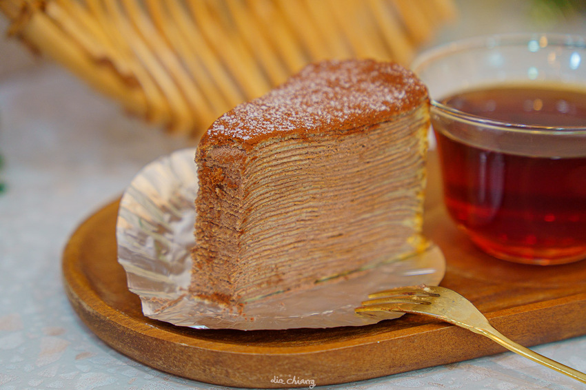 台中后里美食 倪菓幽靈手作千層蛋糕(2度C Ni Guo),彌月蛋糕試超狂給8吋量試吃費只要150元,還有總店限定爆醬泡芙。