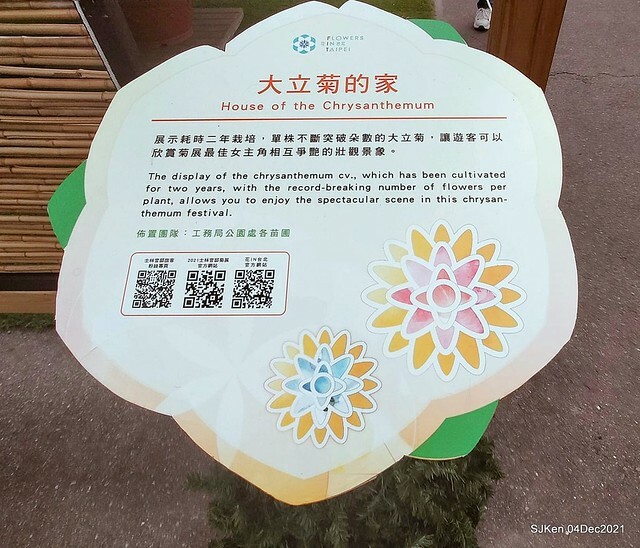 士林官邸2021「菊來運轉」花展 (Shilin Residence Chrysanthesmum Festival), Nov 26 ~ Dec 12, 2021, Taipei, Taiwan, SJKen, Dec 4, 2021.