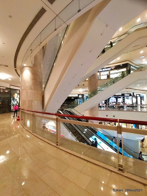 Christmas street & inside decoration of Taipei 101 department store, Taipei, Taiwan, SJKen, Nov 28, 2021.