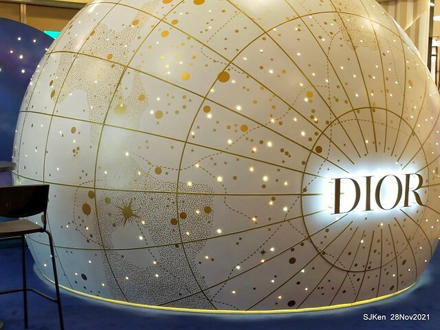 Christmas street & inside decoration of Taipei 101 department store, Taipei, Taiwan, SJKen, Nov 28, 2021.