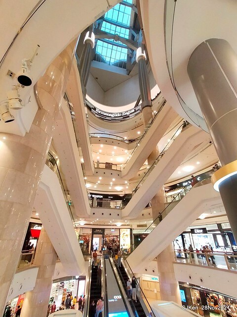 Christmas street & inside decoration of Taipei 101 department store, Taipei, Taiwan, SJKen, Nov 28, 2021.