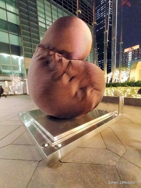 Christmas street & inside decoration of Taipei 101 department store, Taipei, Taiwan, SJKen, Nov 28, 2021.