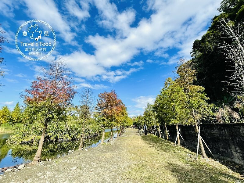 月眉人工濕地生態公園｜佔地七公頃，九座人工生態池，串連湖光山色與古厝，落羽松季一日遊開跑！ @ 魚兒 x 牽手明太子的「視」界旅行