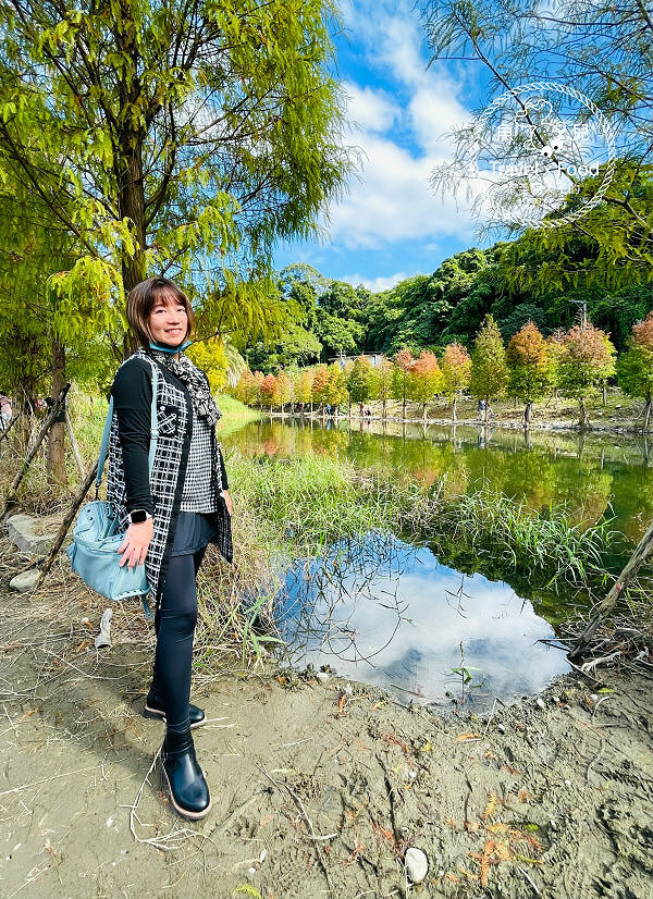 月眉人工濕地生態公園｜佔地七公頃，九座人工生態池，串連湖光山色與古厝，落羽松季一日遊開跑！ @ 魚兒 x 牽手明太子的「視」界旅行
