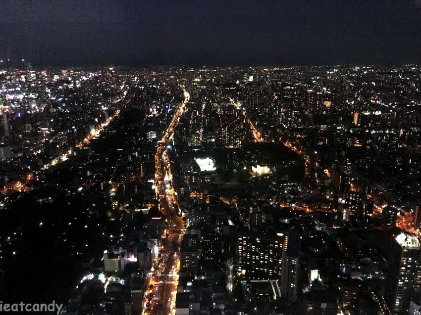 阿倍野HARUKAS 300展望台│大阪必去景點,一入門就令人屏息觀看的高空夜景! - 愛伊特candy的分享樂園