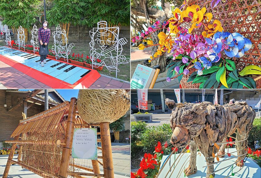 2022南投竹山燈會 | 竹山一日遊，下坪吊橋花海、菸葉館、竹山文化園區、天梯、大鞍竹海隧道 @Nini and Blue  玩樂食記