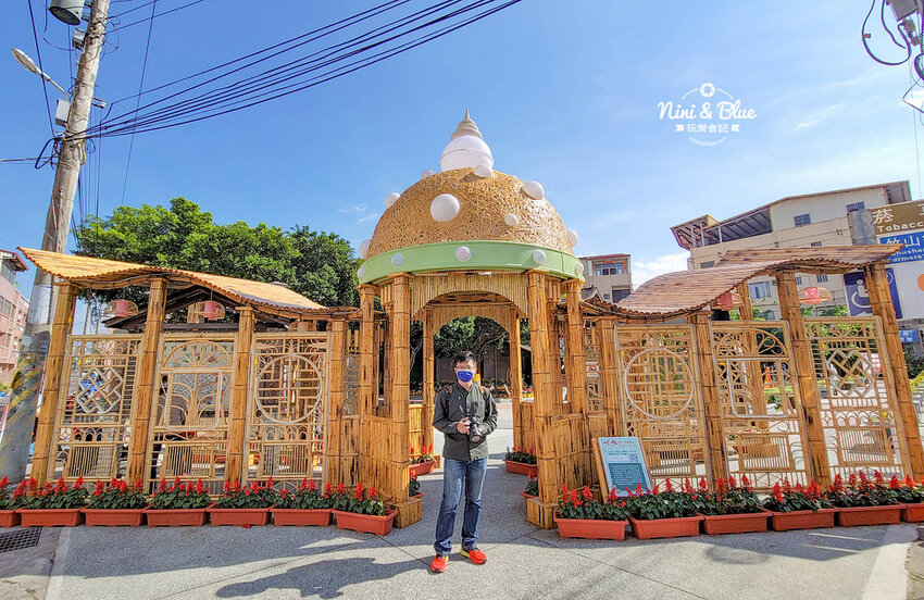 2022南投竹山燈會 | 竹山一日遊，下坪吊橋花海、菸葉館、竹山文化園區、天梯、大鞍竹海隧道 @Nini and Blue  玩樂食記