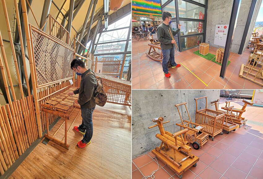 2022南投竹山燈會 | 竹山一日遊，下坪吊橋花海、菸葉館、竹山文化園區、天梯、大鞍竹海隧道 @Nini and Blue  玩樂食記