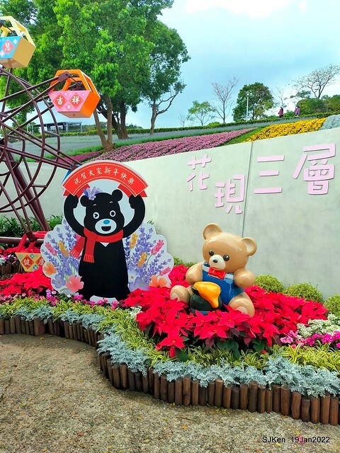 Park blossoms at「 北投社三層崎公園」, Taipei, Taiwan, SJKen, Jan 19, 2022.