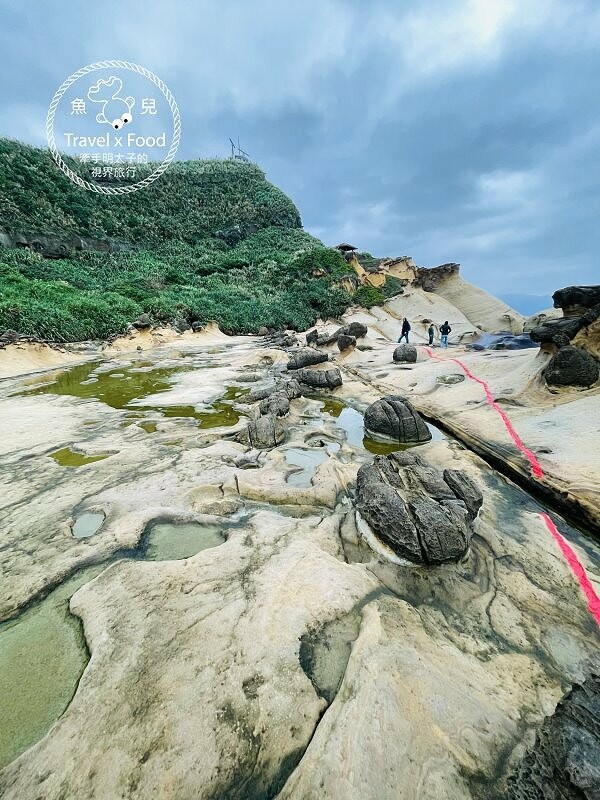 野柳地質公園｜小時候的回憶，穿燒燒來去觀海散心～ @魚兒 x 牽手明太子的「視」界旅行