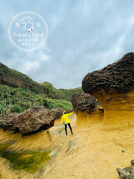 野柳地質公園｜小時候的回憶，穿燒燒來去觀海散心～ @魚兒 x 牽手明太子的「視」界旅行