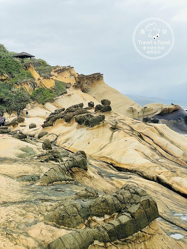 野柳地質公園｜小時候的回憶，穿燒燒來去觀海散心～ @魚兒 x 牽手明太子的「視」界旅行