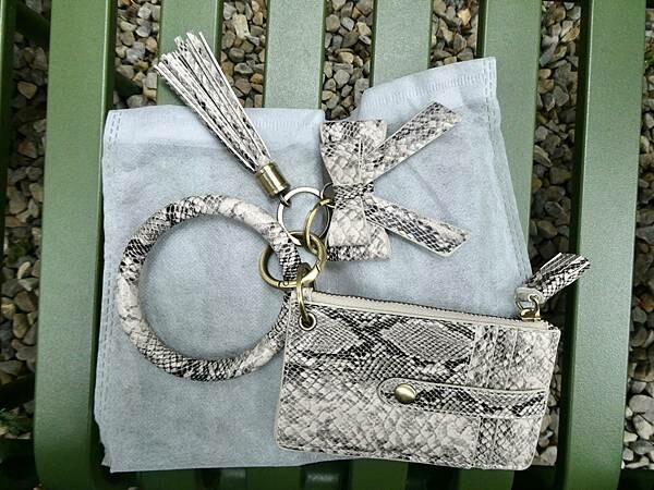 US美國Ecosusi手環流蘇蝴蝶結卡夾&零錢包&多功能鑰匙圈