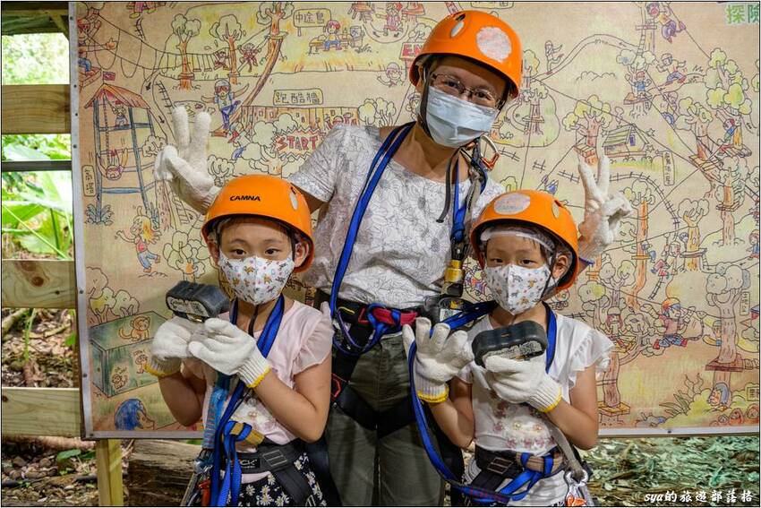 野猴子探險森林 | 樹冠層間刺激的高空滑索
