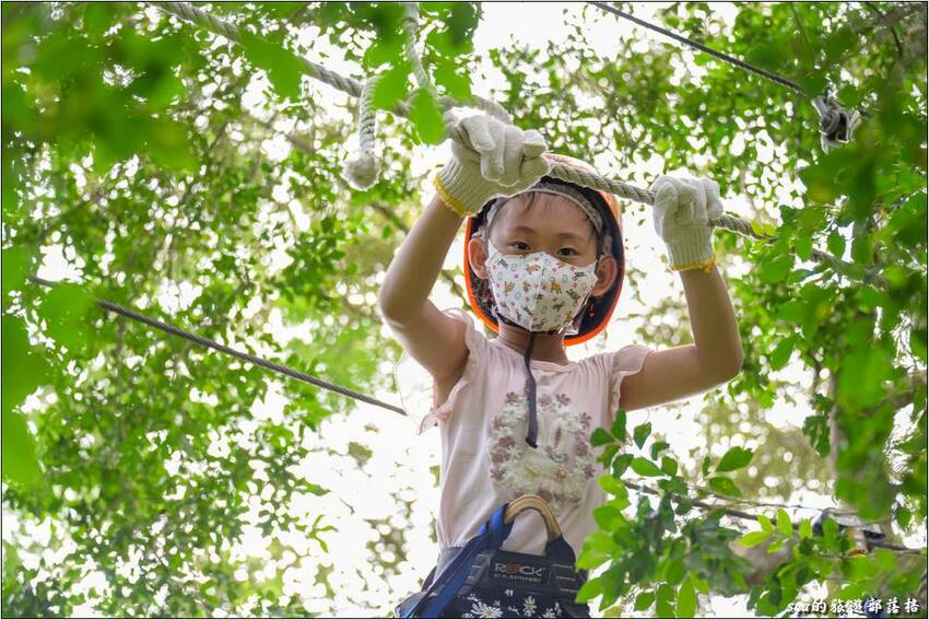 野猴子探險森林 | 樹冠層間刺激的高空滑索