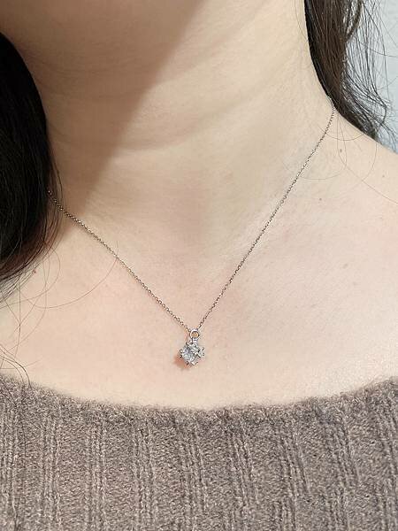 赤眼星光．鎖骨鍊｜純銀項鍊、小隻女穿搭│送自己一份美的禮物：Mine Accessory飾品│純銀材質、純銀耳環、飾品推薦、購買純銀商品即贈拭銀布