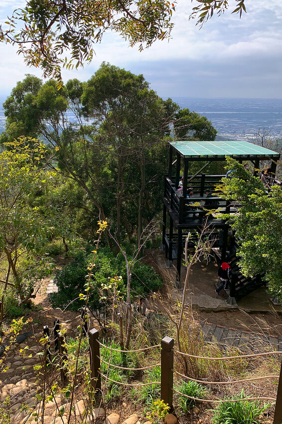台中大肚｜萬里長城．旗開得勝步道｜藍天枯木．漫步山脊大景
