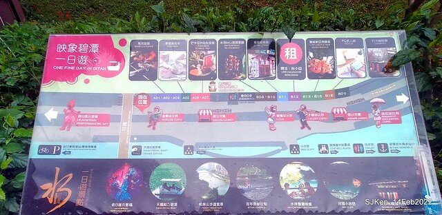 「新店碧潭風景區鬱金香花海」(Tulid blossoms at Pi lake), Hsinpei city, North Taiwan, SJKen, Feb 14, 2022.