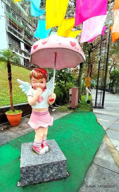 「新店碧潭風景區鬱金香花海」(Tulid blossoms at Pi lake), Hsinpei city, North Taiwan, SJKen, Feb 14, 2022.