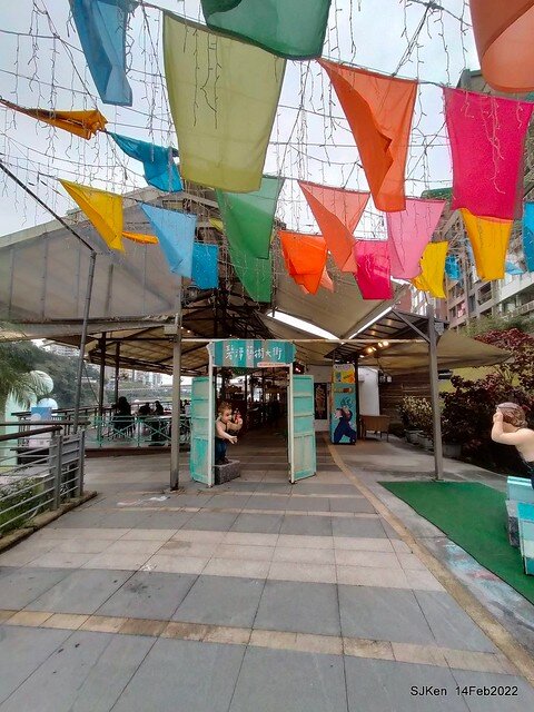 「新店碧潭風景區鬱金香花海」(Tulid blossoms at Pi lake), Hsinpei city, North Taiwan, SJKen, Feb 14, 2022.