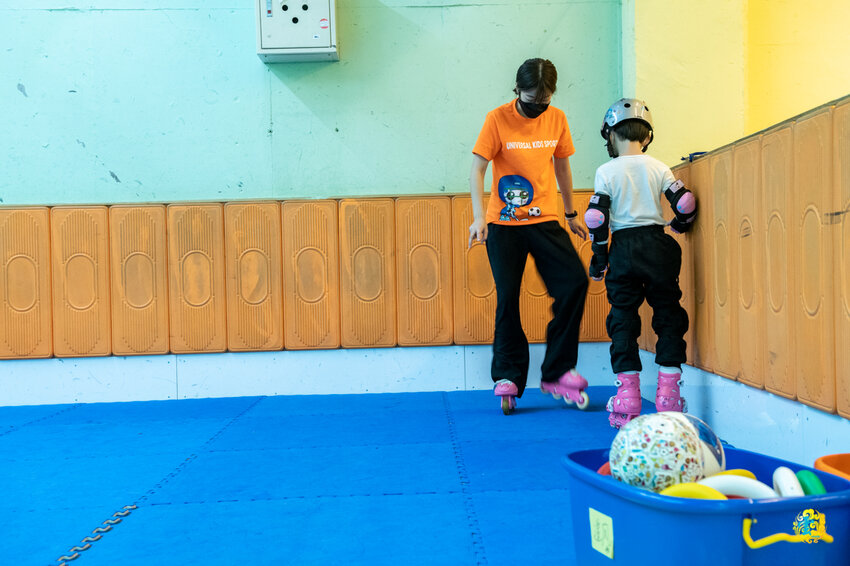 台北內湖室內直排輪教學，全台唯一專為兒童打造的室內運動場