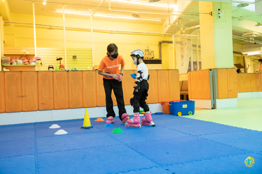 台北內湖室內直排輪教學，全台唯一專為兒童打造的室內運動場