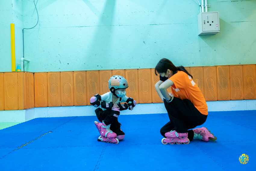 台北內湖室內直排輪教學，全台唯一專為兒童打造的室內運動場