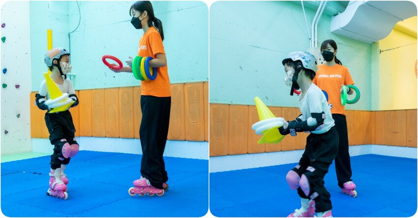 台北內湖室內直排輪教學，全台唯一專為兒童打造的室內運動場