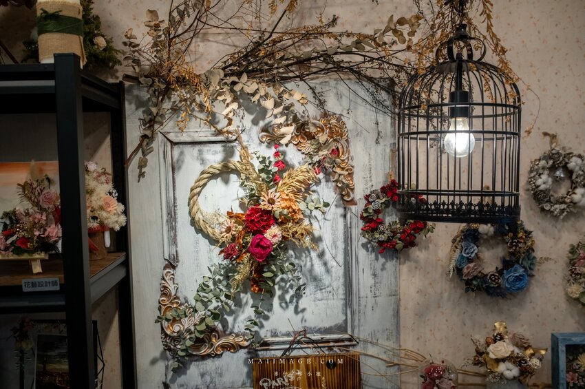 陽光灑落Shining｜Google評論破百則滿分5顆星～玻璃花盅乾燥花手作課程教學，新娘捧花客製化設計、乾燥花捧