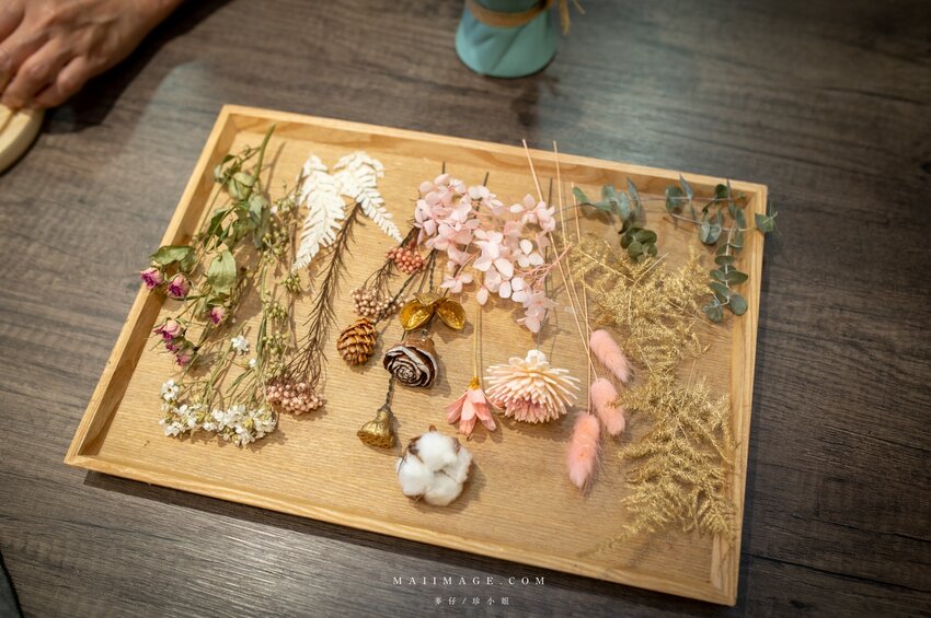 陽光灑落Shining｜Google評論破百則滿分5顆星～玻璃花盅乾燥花手作課程教學，新娘捧花客製化設計、乾燥花捧