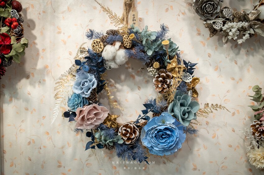 陽光灑落Shining｜Google評論破百則滿分5顆星～玻璃花盅乾燥花手作課程教學，新娘捧花客製化設計、乾燥花捧