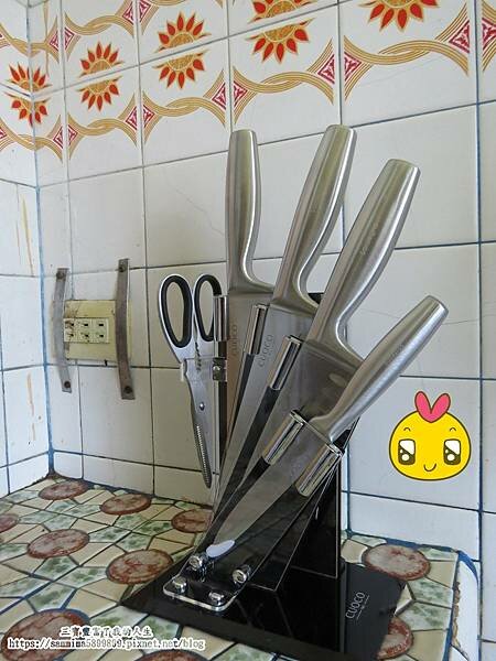 廚房刀具推薦【義大利CUOCO】420 薩丁尼亞不鏽鋼刀具6件組 4刀1剪好收納 輕鬆整理食材 質感嚴選