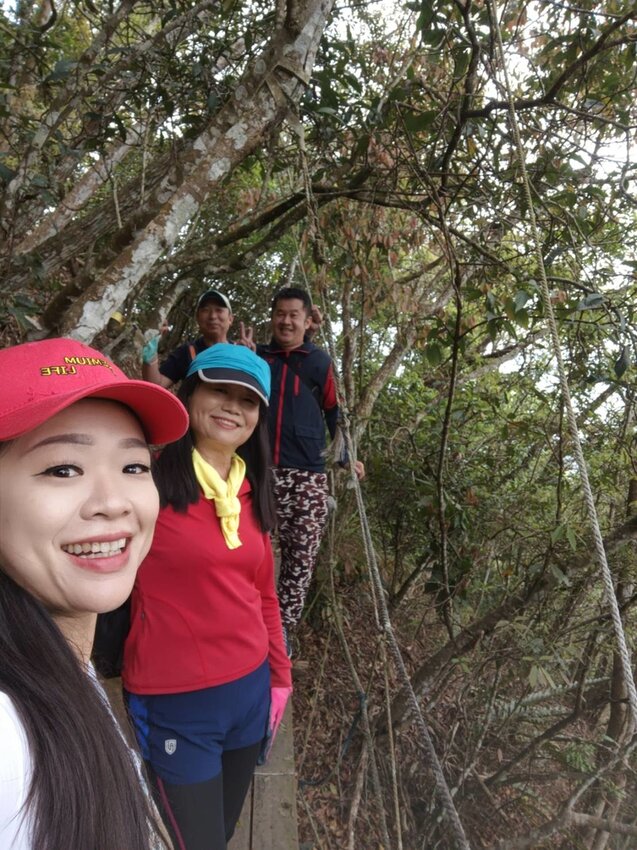 【台南.楠西區】伍龍登山口停車場直奔獵鷹尖+梅嶺一線天。住宿:玉井微風栩栩晴意天空