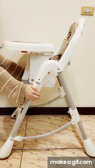 Myheart摺疊兒童餐椅//可調節高度的兒童餐椅  椅背、餐桌依照身型調整讓寶貝用餐也能吃得舒服